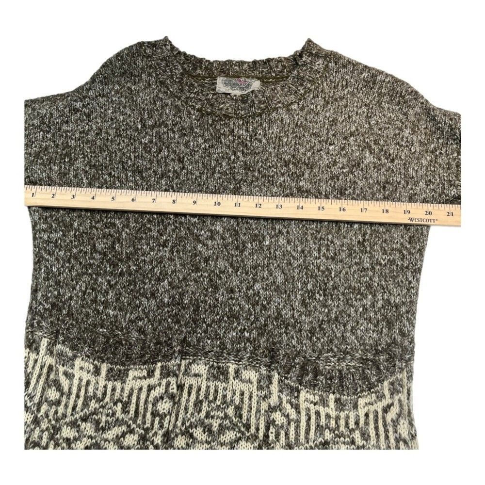 Urban Outfitters Ecote Heather Green Pullover Knit Sweater Front Pockets Women S - Picture 10 of 12